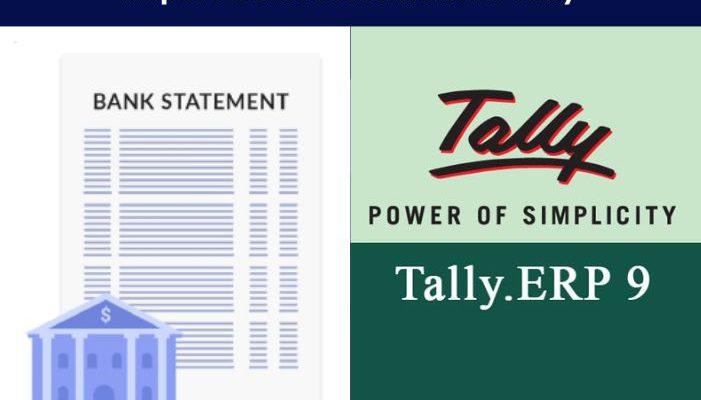 Import Bank Statement in Tally