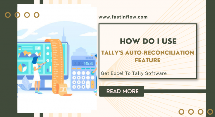How do I use Tally's auto reconciliation feature?