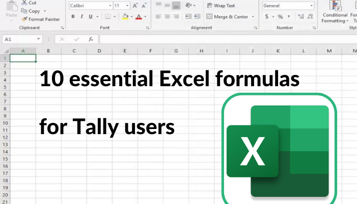 10 essential Excel formulas for Tally users