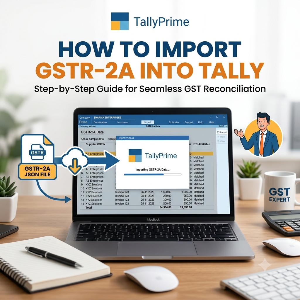 Import GSTR-2A into Tally
