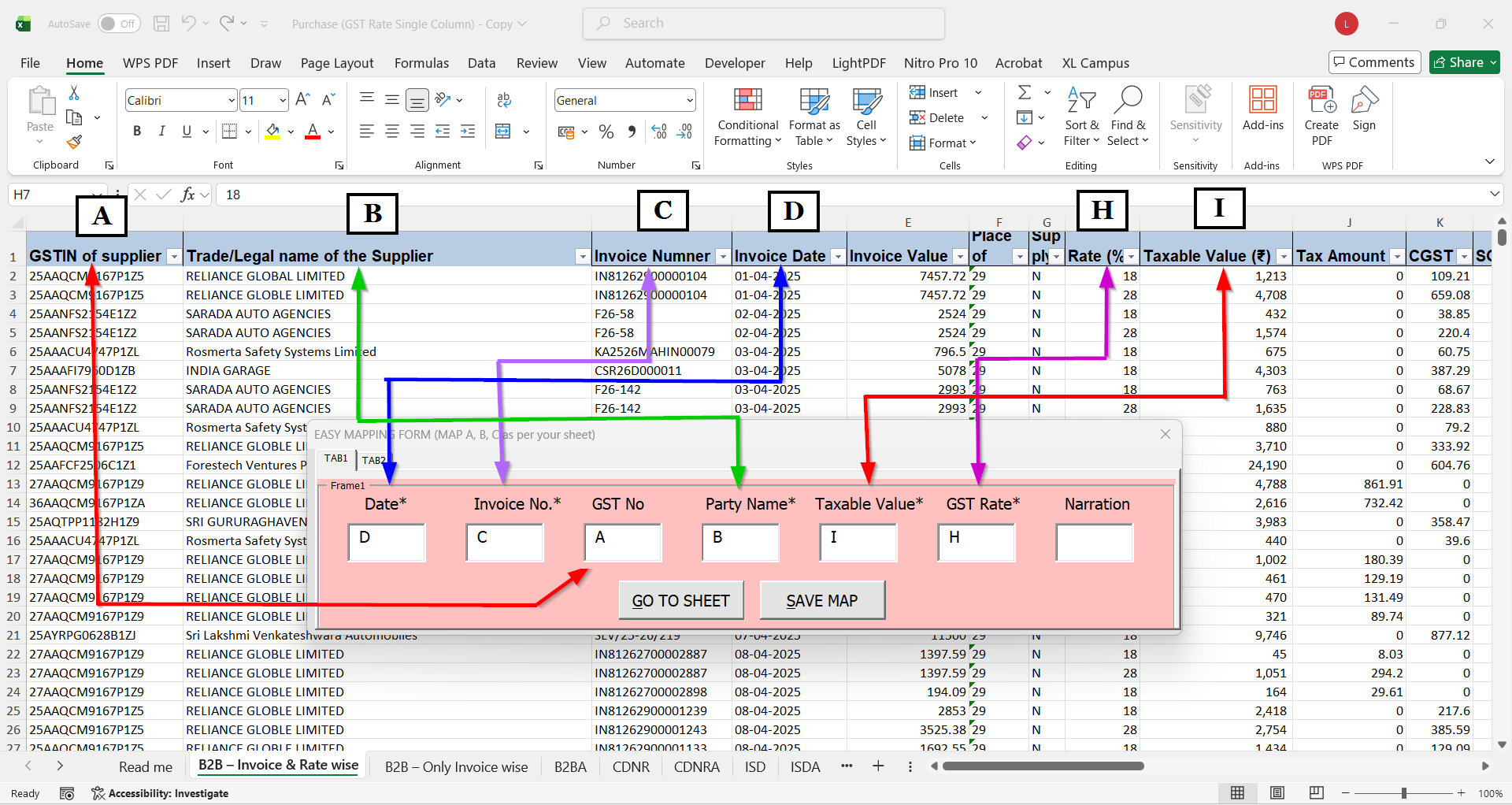 How to use Excel to Tally get started help and guide